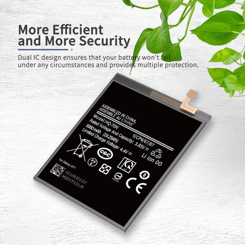 ITMBET Galaxy A11 Battery, 5000mAh Upgraded 2024 New 0 Cycle Battery Replacement for Samsung Galaxy A11 SM-A115U, SM-A115A HQ-70N/HQ-70T with Professional Replacement Tool Kits - Image 5